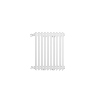 Grzejnik żeberkowy poziomy retro Column Line CL2E-575x470-B500 biały