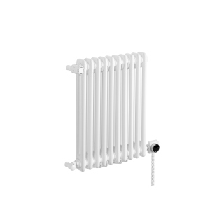 Grzejnik żeberkowy poziomy retro Column Line CL2E-575x470-B500 biały