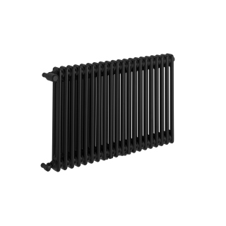 Grzejnik żeberkowy poziomy retro Column Line CL2E-575x920-B500 czarny