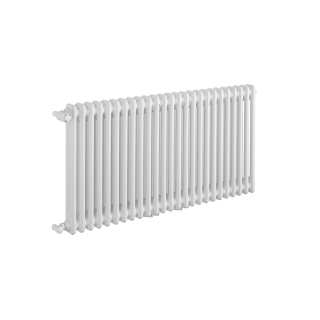 Grzejnik żeberkowy poziomy retro Column Line CL2E-575x1145-B500 biały