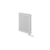 Grzejnik żeberkowy poziomy retro Column Line CL3E-575x470-D50L/P biały
