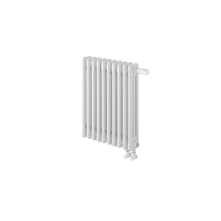 Grzejnik żeberkowy poziomy retro Column Line CL3E-575x470-D50L/P biały
