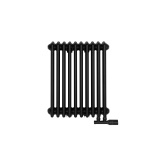Grzejnik żeberkowy poziomy retro Column Line CL3E-575x470-D50L/P czarny