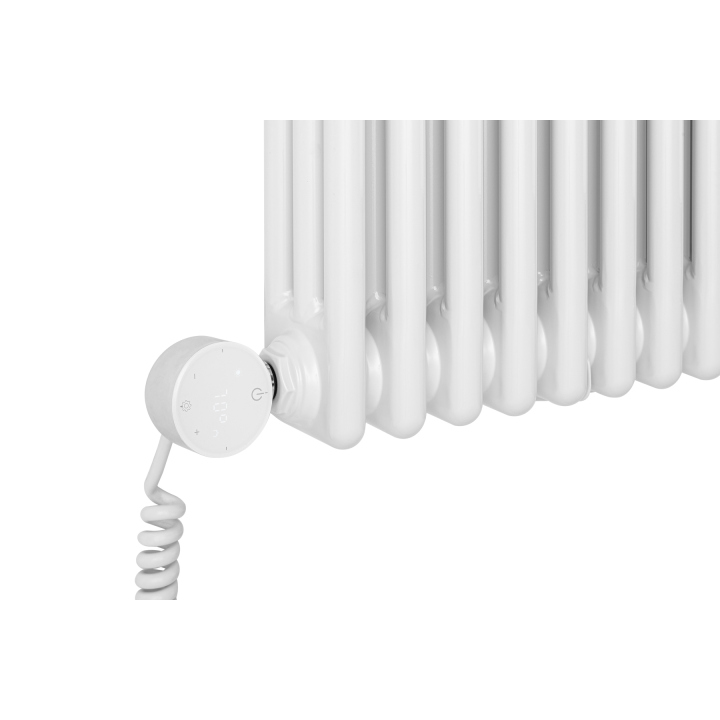 Grzejnik żeberkowy poziomy retro Column Line CL3E-575x695-D50L/P biały