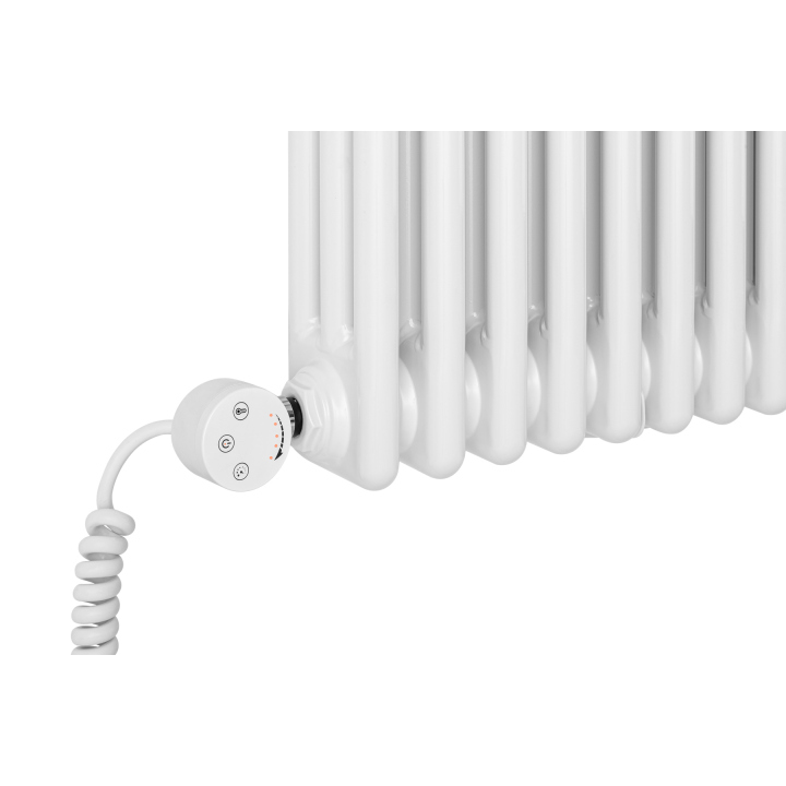 Grzejnik żeberkowy poziomy retro Column Line CL3E-575x695-D50L/P biały