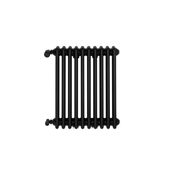 Grzejnik żeberkowy poziomy retro Column Line CL3E-575x470-B500 czarny