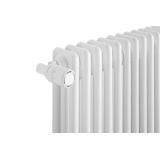Grzejnik żeberkowy poziomy retro Column Line CL3E-575x695-B500 biały
