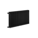 Grzejnik żeberkowy poziomy retro Column Line CL3E-575x920-B500 czarny
