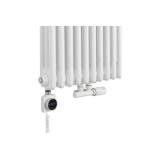 Grzejnik dekoracyjny hybrydowy CL3E 1800x470 biały SQUARE
