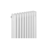 Grzejnik dekoracyjny hybrydowy CL3E 1800x470 biały SQUARE