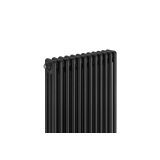 Grzejnik dekoracyjny hybrydowy CL3E 1800x560 czarny SQUARE