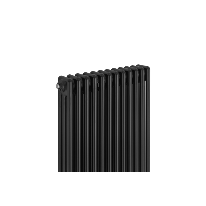 Grzejnik dekoracyjny hybrydowy CL3E 1800x560 czarny SQUARE