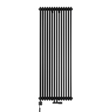 Grzejnik dekoracyjny hybrydowy CL3E 1800x650 czarny SQUARE