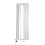 Grzejnik dekoracyjny hybrydowy CL3E 1800x650 biały SQUARE
