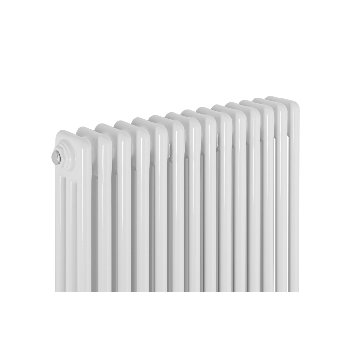 Grzejnik dekoracyjny hybrydowy CL3E 1800x650 biały SQUARE