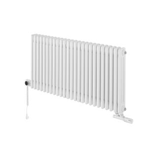 Grzejnik dekoracyjny hybrydowy CL3E 575x1145 biały SQUARE