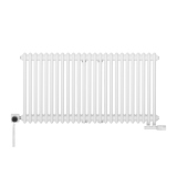 Grzejnik dekoracyjny hybrydowy CL3E 575x1145 biały SQUARE