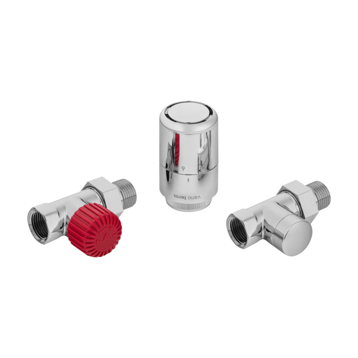 Zestaw termostatyczny Royal, prosty, chrom