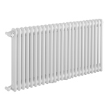 Grzejnik żeberkowy poziomy retro Column Line CL2E-575x1145-B500 biały