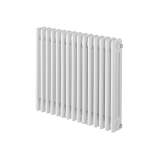 Grzejnik żeberkowy poziomy retro Column Line CL3E-575x695-D50L/P biały