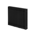Grzejnik żeberkowy poziomy retro Column Line CL3E-575x695-D50L/P czarny