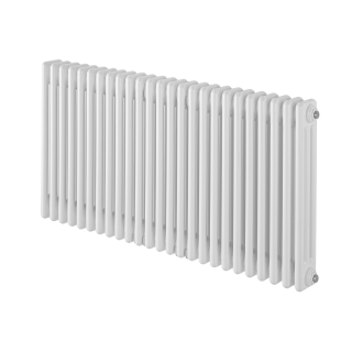 Grzejnik żeberkowy poziomy retro Column Line CL3E-575x1145-D50L/P biały