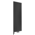 Grzejnik dekoracyjny hybrydowy Concert 1800x630 grafit SQUARE