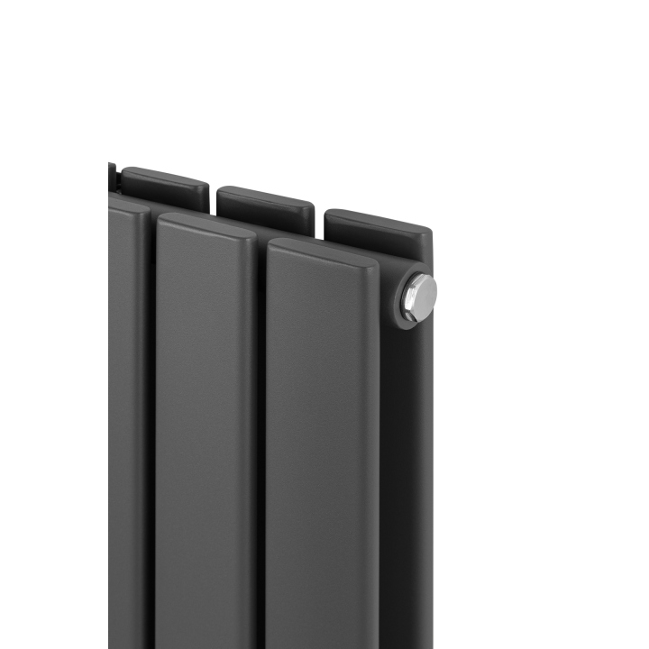 Grzejnik dekoracyjny hybrydowy Wanted 600x612 grafit SQUARE