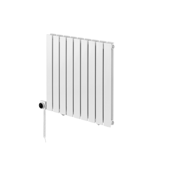 Grzejnik dekoracyjny elektryczny Wanted WD2E 600x612 biały, grzałka z lewej strony