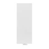 Grzejnik dekoracyjny płaski Concert 1600x600 biały mat