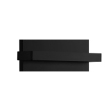 Reling do grzejnika płaskiego Concert 400mm czarny