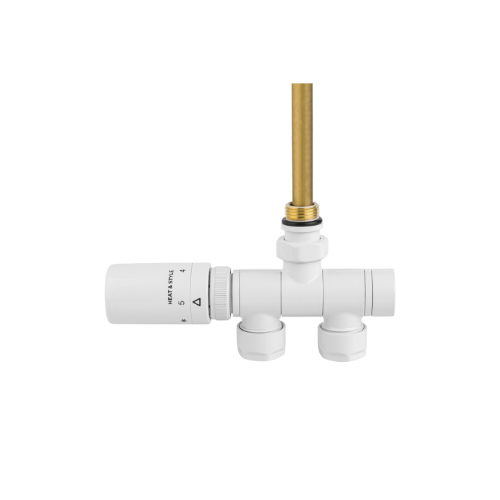 Przyłącze jednootworowe SINGLE PIPE VALVE, biały