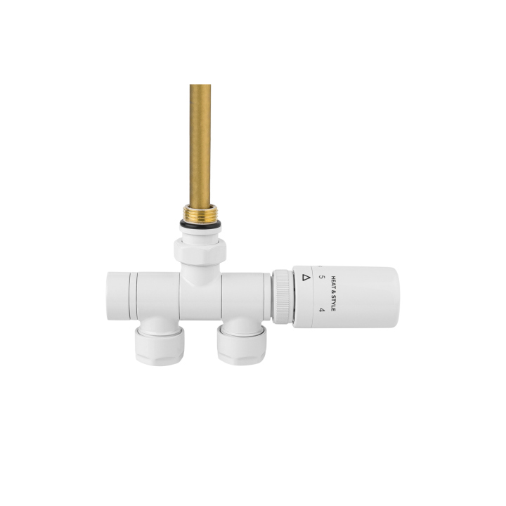 Przyłącze jednootworowe SINGLE PIPE VALVE, biały