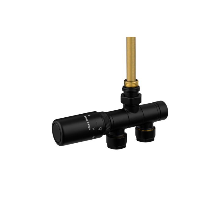 Przyłącze jednootworowe SINGLE PIPE VALVE, czarny