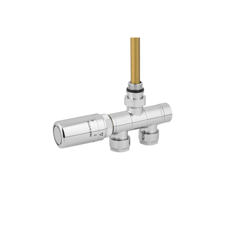 Przyłącze jednootworowe SINGLE PIPE VALVE, chrom