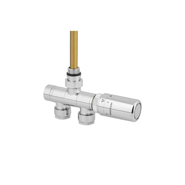 Przyłącze jednootworowe SINGLE PIPE VALVE, chrom