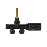 Przyłącze jednootworowe Single Pipe Valve Invest, czarny