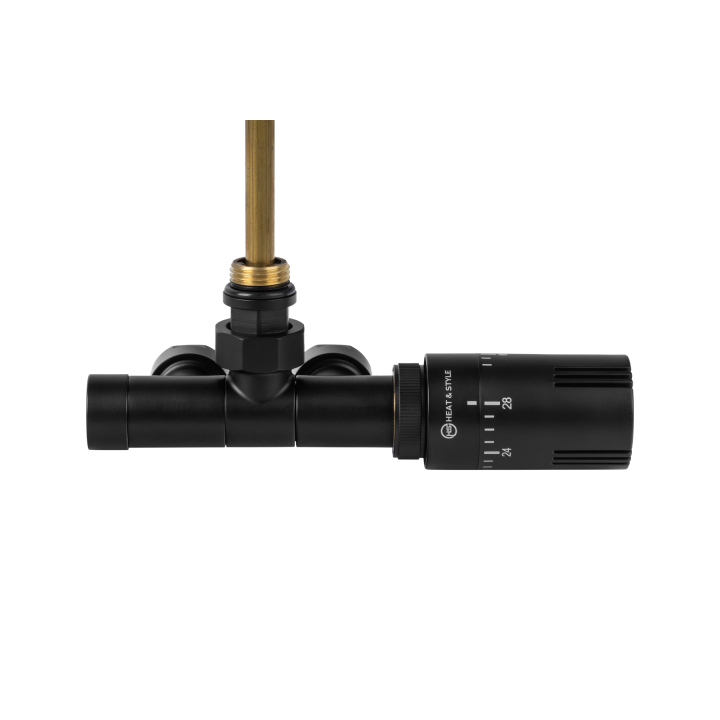 Przyłącze jednootworowe Single Pipe Valve Invest, czarny