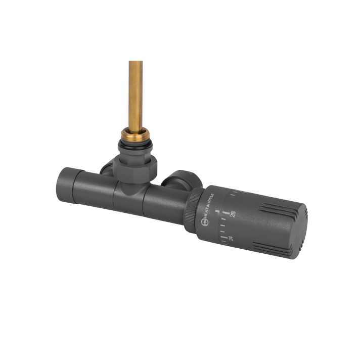 Przyłącze jednootworowe Single Pipe Valve Invest, grafit