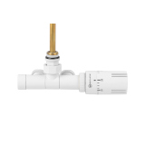 Przyłącze jednootworowe Single Pipe Valve Invest, biały