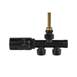 Przyłącze jednootworowe Single Pipe Valve Invest, czarny