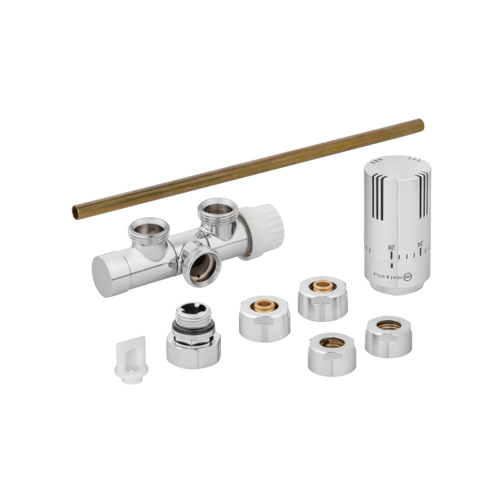 Przyłącze jednootworowe Single Pipe Valve Invest, chrom