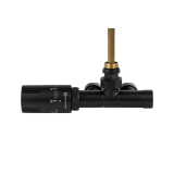 Przyłącze jednootworowe Single Pipe Valve Invest, czarny