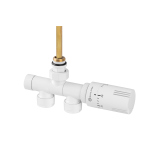 Przyłącze jednootworowe Single Pipe Valve Invest, biały