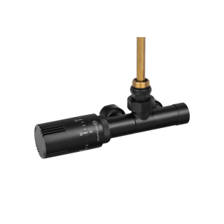 Przyłącze jednootworowe Single Pipe Valve Invest, czarny