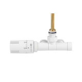 Przyłącze jednootworowe Single Pipe Valve Invest, biały