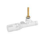 Przyłącze jednootworowe Single Pipe Valve Invest, biały