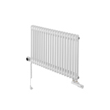 Grzejnik żeberkowy poziomy retro Column Line CL2E-575x920-D50L/P biały