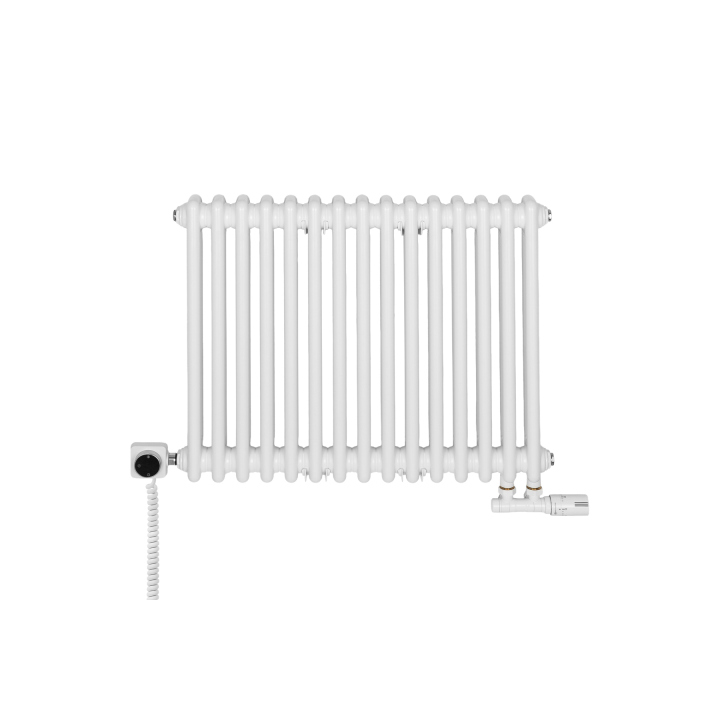 Grzejnik żeberkowy poziomy retro Column Line CL2E-575x695-D50L/P biały