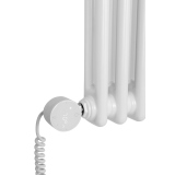 Grzejnik żeberkowy poziomy retro Column Line CL2E-575x695-D50L/P biały